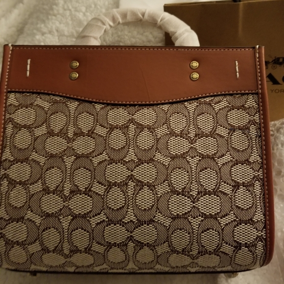 🎀NWT Coach Outlet Disney X Coach Rogue 25 Signature Textile Mickey Mouse - Picture 9 of 14